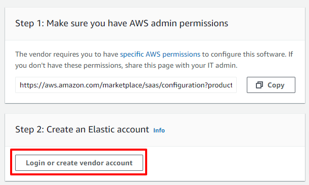 Create Elastic Cloud Account