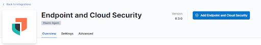 Elastic Endpoint integration
